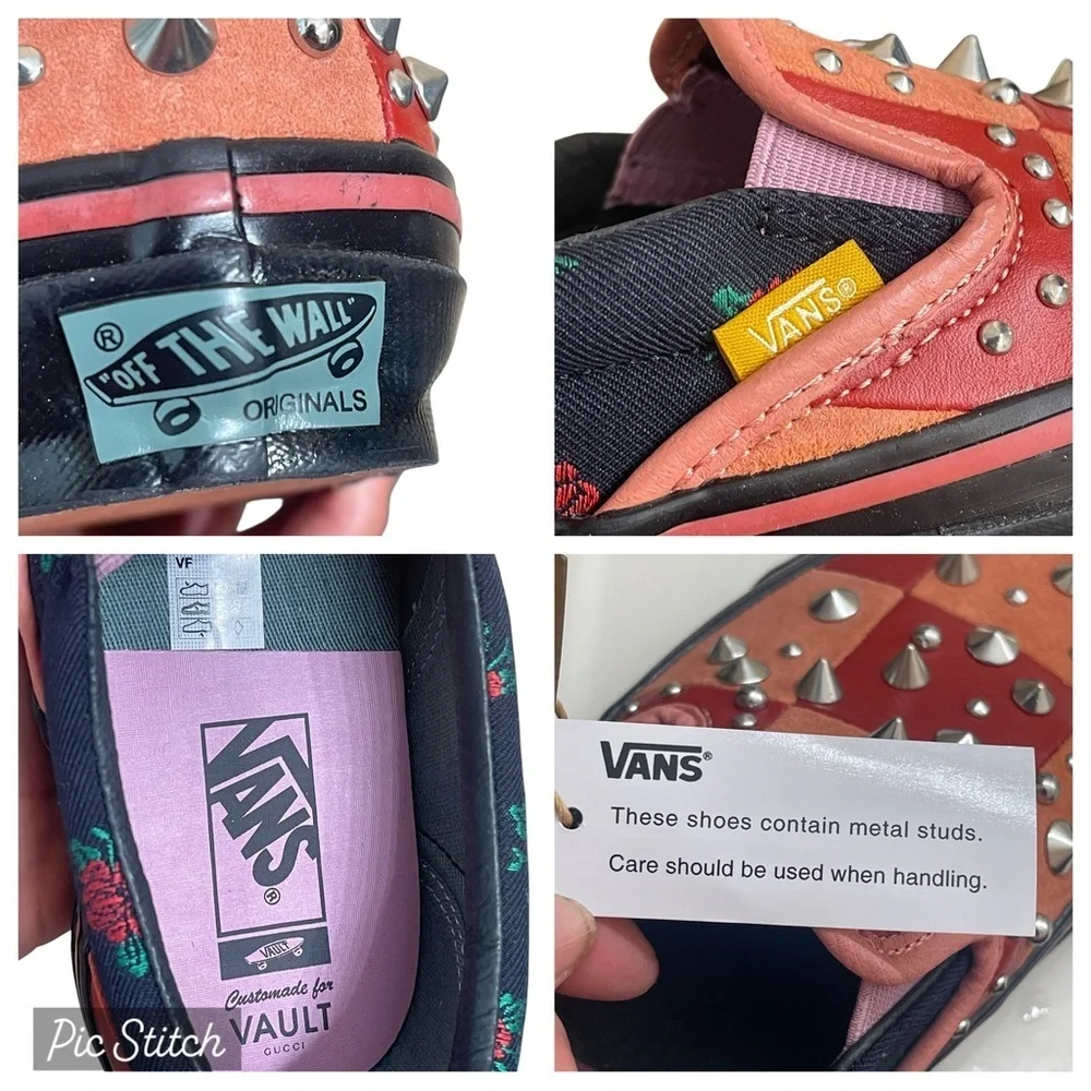 Gucci Vault × VANS Collection slip-on size US Women, 8.0 Men 6.5
